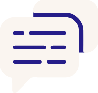 thread-discussion icon in white