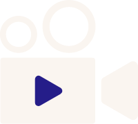 video icon in white